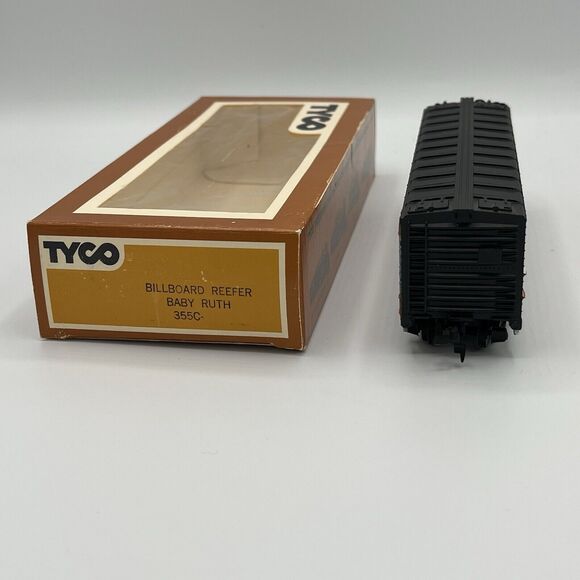 Vintage TYCO HO Baby Ruth Billboard Reefer Car 355C In Original Box Train Set - Picture 4 of 7
